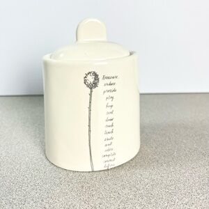 Rea Dunn Sugar Bowl Stem Line Artisan Collection by Magenta Set Rare retired